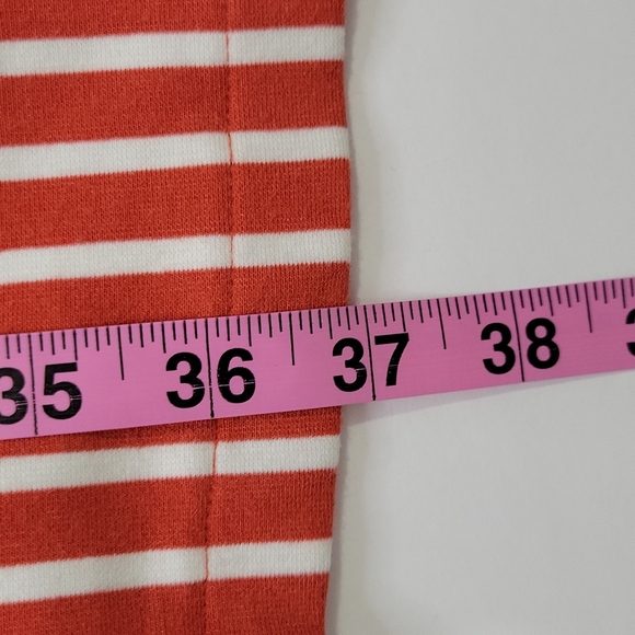 Banana Republic Red and White Striped Sleeveless Dress SZ 0 - Picture 6 of 10